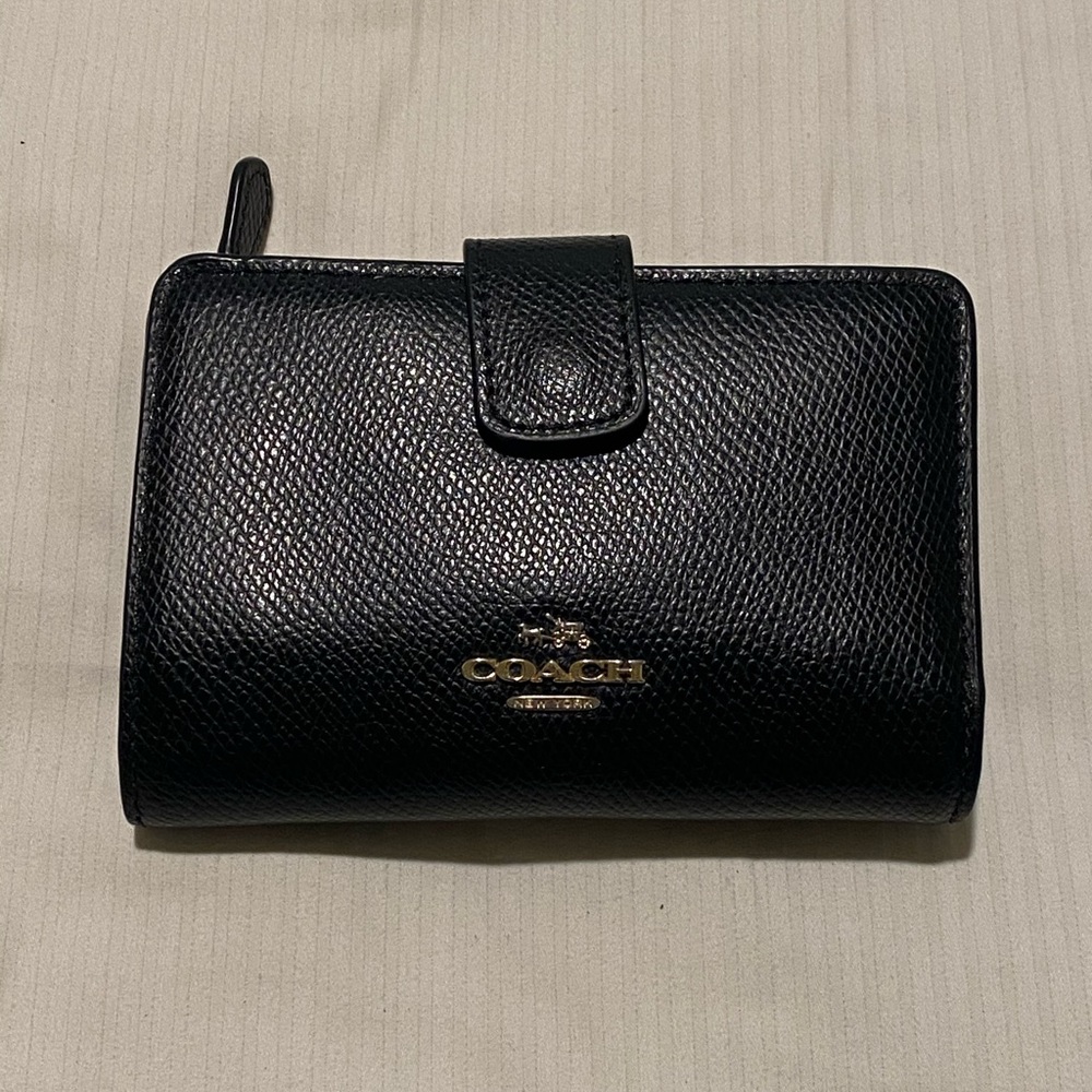 Coach Black Medium Wallet